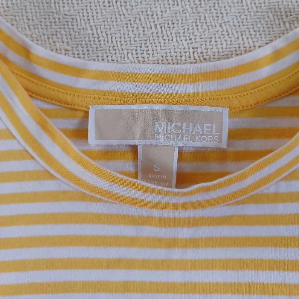 michael kors ♡ striped sleeveless top - Picture 3 of 7
